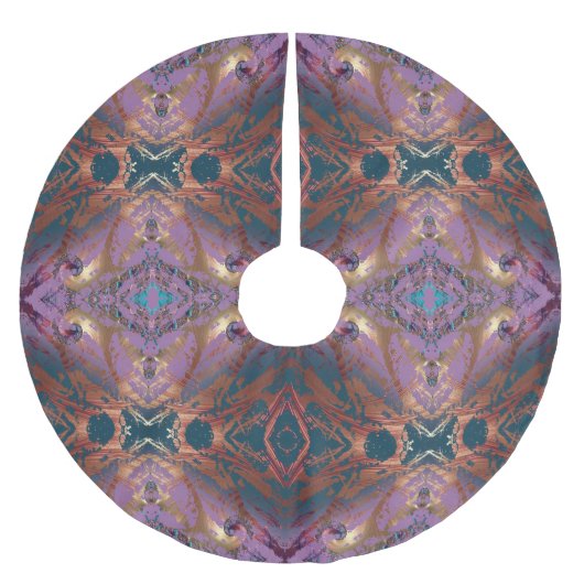 Elegante Abstract Kerstboom Rok (Voorkant)