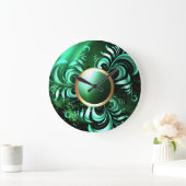 Elegante Abstracte 2 Wandklokken & Numerieke Optie (Huis)