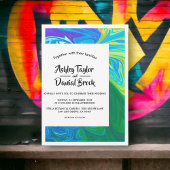 Elegante Abstracte beeldende kunst Modern Artistic Kaart