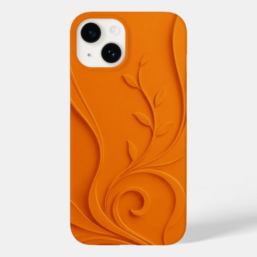 Elegante Abstracte Bloem Case-Mate iPhone Case (Achterkant)