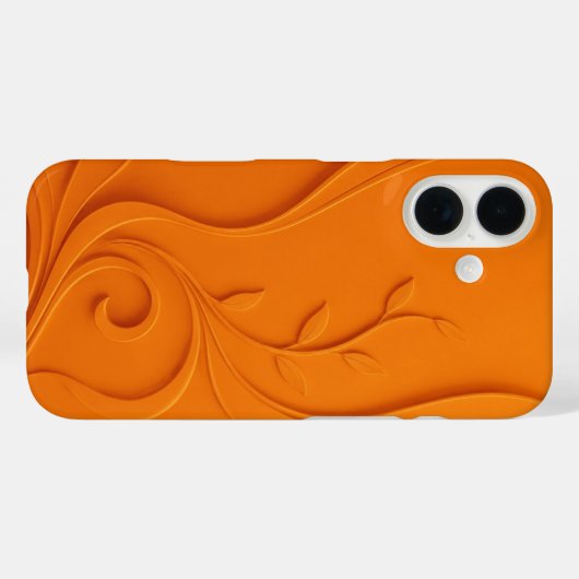 Elegante Abstracte Bloem Case-Mate iPhone Case (Achterkant (horizontaal))