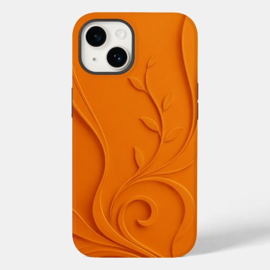 Elegante Abstracte Bloem Case-Mate iPhone Case (Achterkant)