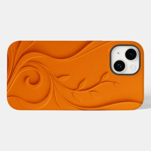 Elegante Abstracte Bloem Case-Mate iPhone Case (Achterkant (horizontaal))