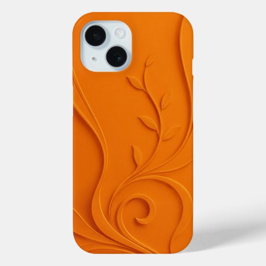 Elegante Abstracte Bloem Case-Mate iPhone Case (Achterkant)