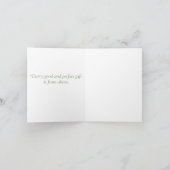 Elegante Abstracte Bloemenkruis doopuitnodiging (Binnen)