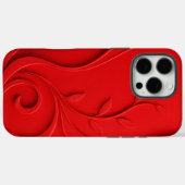 Elegante Abstracte Bloemige Premium Stijlvolle Case-Mate iPhone Case (Achterkant (horizontaal))