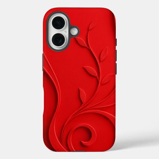 Elegante Abstracte Bloemige Premium Stijlvolle Case-Mate iPhone Case (Achterkant)