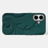 Elegante Abstracte Bloemige Premium Stijlvolle Case-Mate iPhone Case (Achterkant (horizontaal))