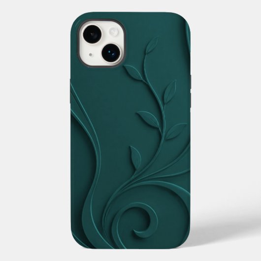 Elegante Abstracte Bloemige Premium Stylish Case-M Case-Mate iPhone Case (Achterkant)