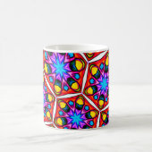 Elegante Abstracte bloemmotief Mok (Center)