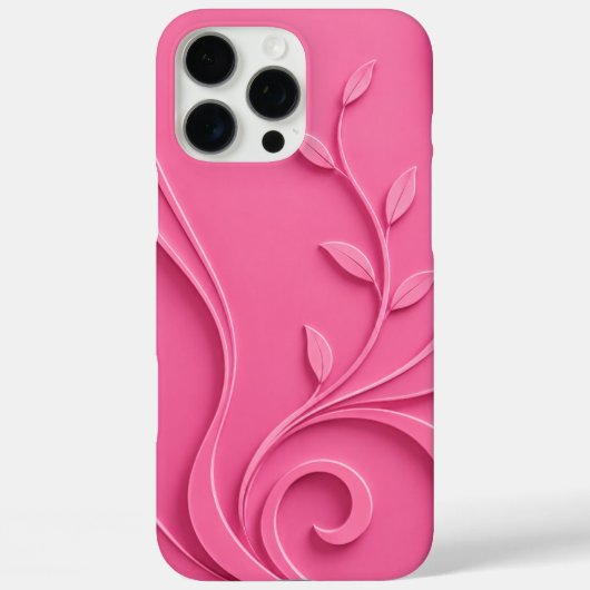 Elegante Abstracte Bloemrijke Premium Stijlvol Case-Mate iPhone Case (Achterkant)