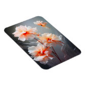 Elegante Abstracte Blos Bloem Nevelige Stroom Magneet (Rechterzijde)