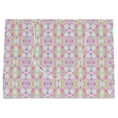 Elegante Abstracte Boho Pattern Art, kleurrijke pa Groot Cadeauzakje (Voorkant)