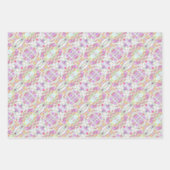 Elegante Abstracte Boho Pattern Art, kleurrijke pa Inpakpapier Vel (Voorkant 3)