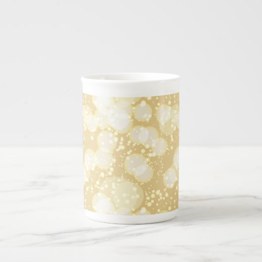 Elegante Abstracte Champagne Bubbles Mok (Voorkant)
