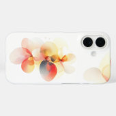 Elegante Abstracte Floral iPhone Case Soft & Moder (Achterkant (horizontaal))