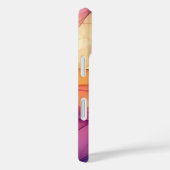 Elegante Abstracte Flow Telefoonhoes – Zacht & Dro Case-Mate iPhone Case (Achterkant / Rechts)