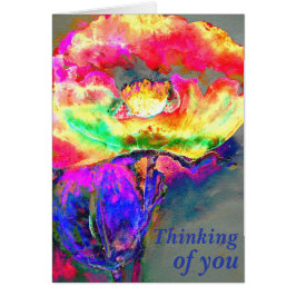 Elegante abstracte geel roze bloemen bloem papaver