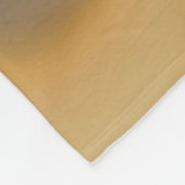 Elegante Abstracte Gele Witte Bloemblad Hoek Bloem Fleece Deken (Hoek)