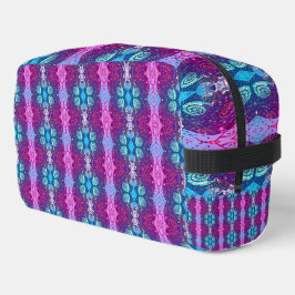 Elegante Abstracte geometrische achtergrond Paarse Toilettasje