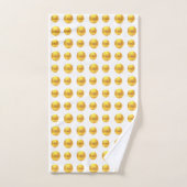 Elegante Abstracte gouden Stippen op wit Bad Handdoek (Handdoek)