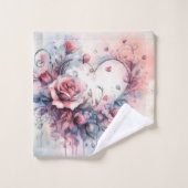 Elegante Abstracte harten Bad Handdoek (Wasdoekje)