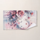 Elegante Abstracte harten Bad Handdoek (Handdoek)