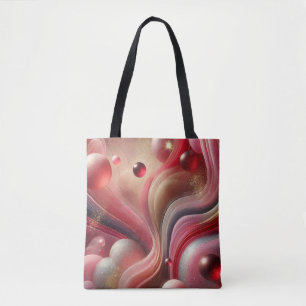Elegante Abstracte kunst Canvas tas