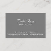 Elegante Abstracte kunst met gouden details Visitekaartje (Achterkant)