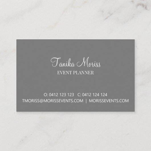 Elegante Abstracte kunst met gouden details Visitekaartje (Achterkant)