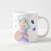 Elegante Abstracte kunst Mok (Rechts)