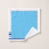 Elegante Abstracte lichtblauwe achtergrond Bad Handdoek (Wasdoekje)