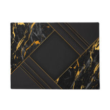 Elegante Abstracte lijnkunst op zwarte achtergrond