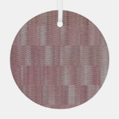 Elegante Abstracte Mooie Achtergrond Glas Ornament (Achterkant)