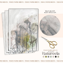 Elegante Abstracte Ontwerp Decoupage Tissuepapier