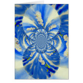 Elegante abstracte Orchidee Waterverf schilderij (Voorkant)