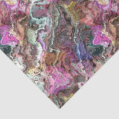 Elegante Abstracte Oyster Shell Patroon Decoupage Tissuepapier (Detail)