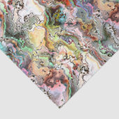 Elegante Abstracte Oyster Shell Patroon Decoupage Tissuepapier (Detail)