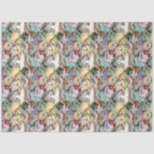 Elegante Abstracte Oyster Shell Patroon Decoupage Tissuepapier (Voorkant)