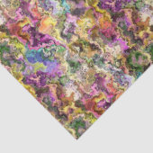 Elegante Abstracte Oyster Shell Patroon Decoupage Tissuepapier (Detail)