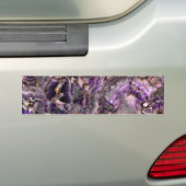 Elegante abstracte paarse lavendel lila marmer bumpersticker (Op auto)