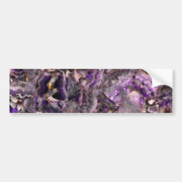 Elegante abstracte paarse lavendel lila marmer bumpersticker