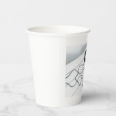 Elegante Abstracte papieren bekers (Rechts)