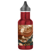 ✨Elegante Abstracte Papierlaag Kunst met Botanisch Waterfles (Links)