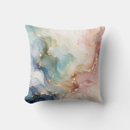Elegante Abstracte Pastelkleurige Worpkussen Kussen