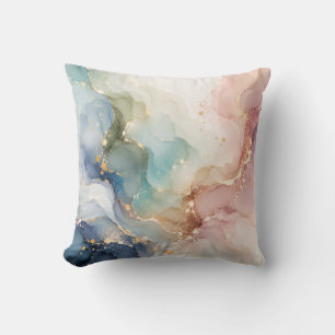 Elegante Abstracte Pastelkleurige Worpkussen Kussen
