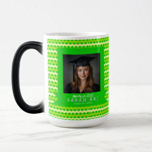 Elegante Abstracte Print Afstudeer Koffie Magische Mok