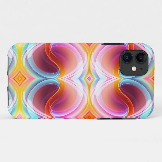ELEGANTE ABSTRACTE PSYCHEDELISCHE KUNST Case-Mate iPhone CASE (Achterkant (horizontaal))