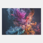 Elegante Abstracte Rook Kunst Cadeau Inpakpapier Vel (Voorkant 3)