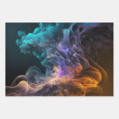 Elegante Abstracte Rook Kunst Cadeau Inpakpapier Vel (Voorkant 2)